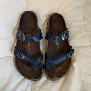 Navy Blue Birkenstock’s